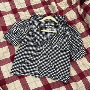 Madewell Gingham Blouse